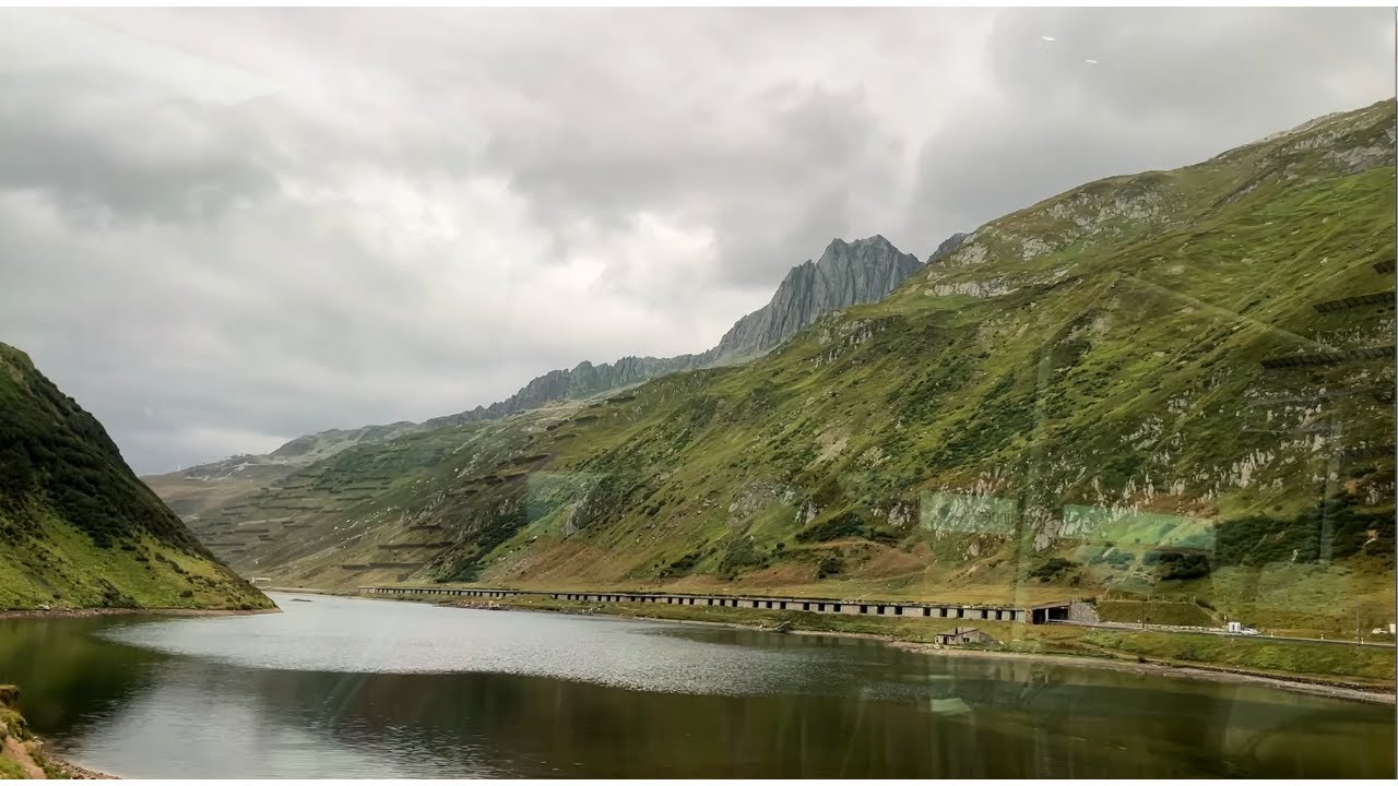 Glacier Express | A Continuous Train Journey Through the Swiss Alps (No Music)