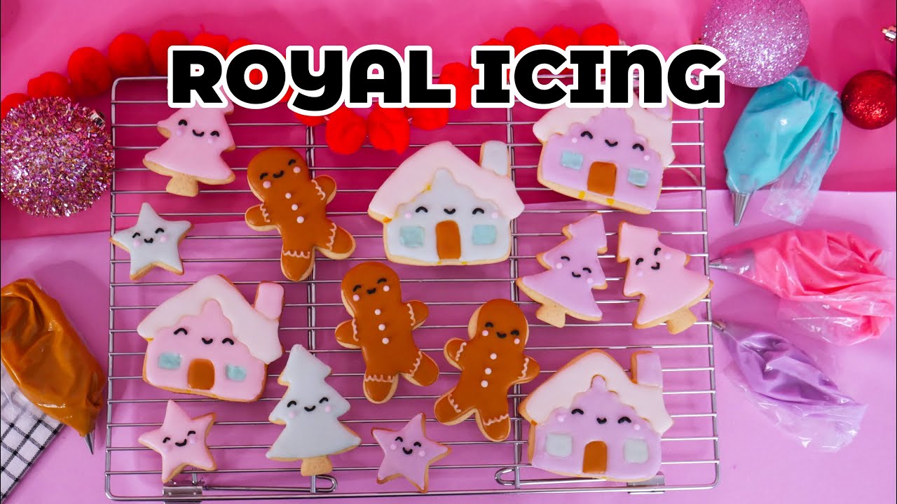 ROYAL ICING 3 ingredientes | Decora galletas | ALE HERVI