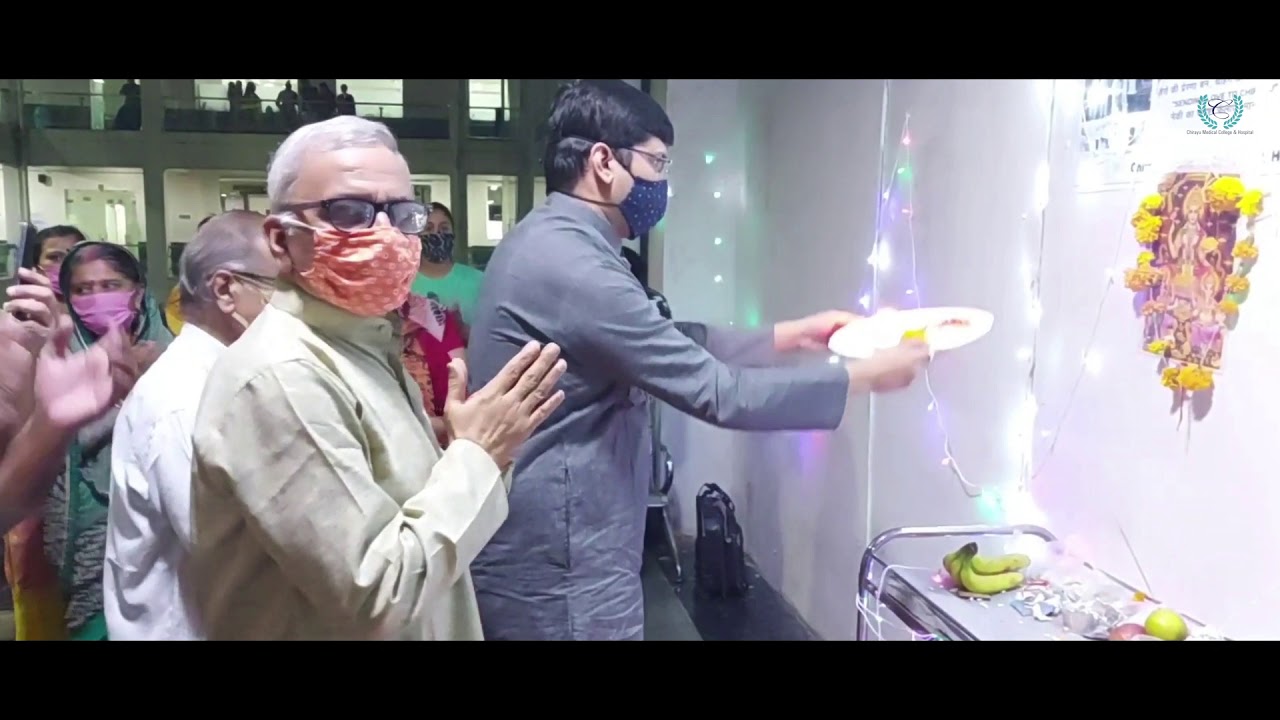 Diwali celebrations at Chirayu Covid-19 centre