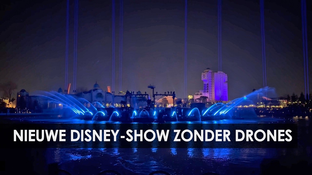Is nieuwe Disney-show Cascade of Lights ook de moeite waard zonder drones? (Disneyland Paris)