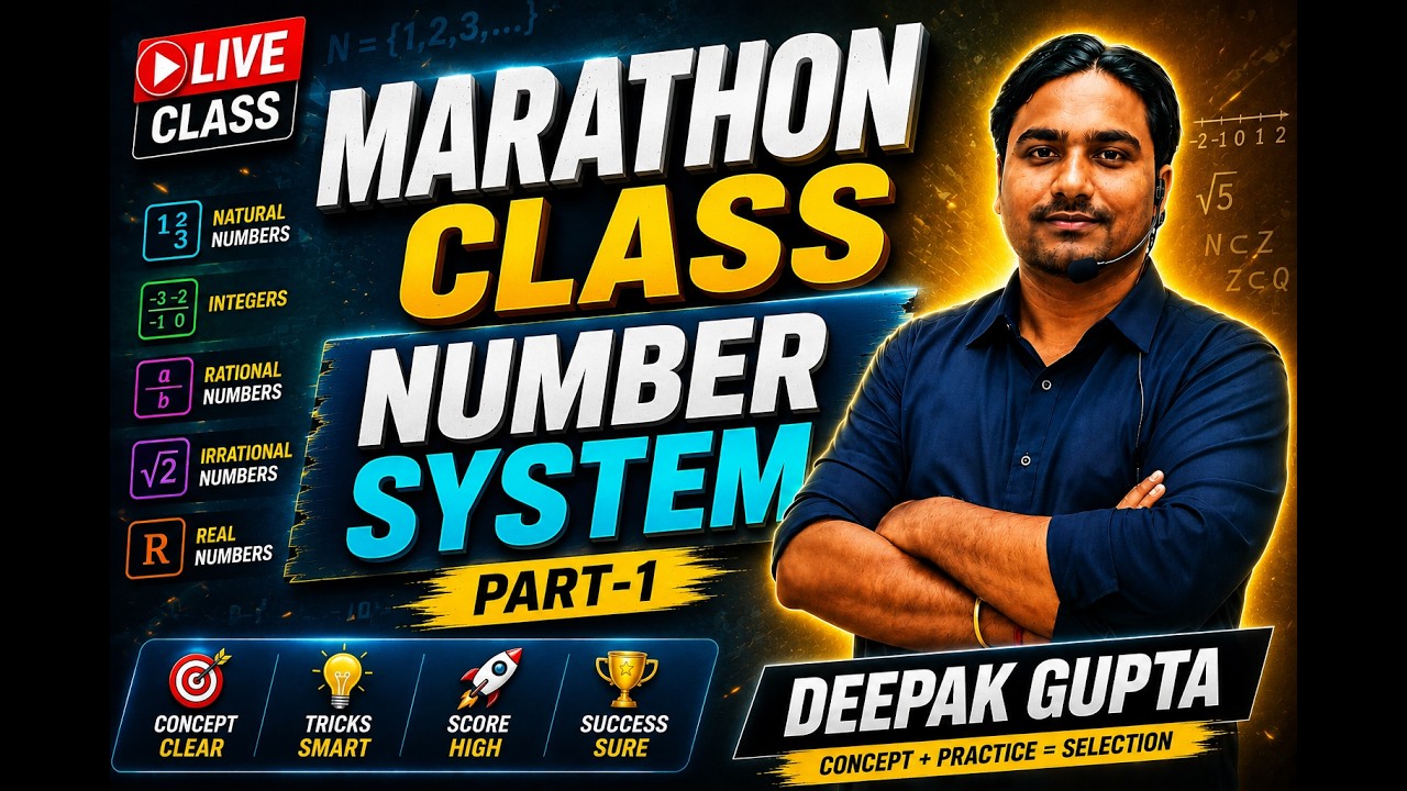 Marathon Class - Number System-(Part-1)