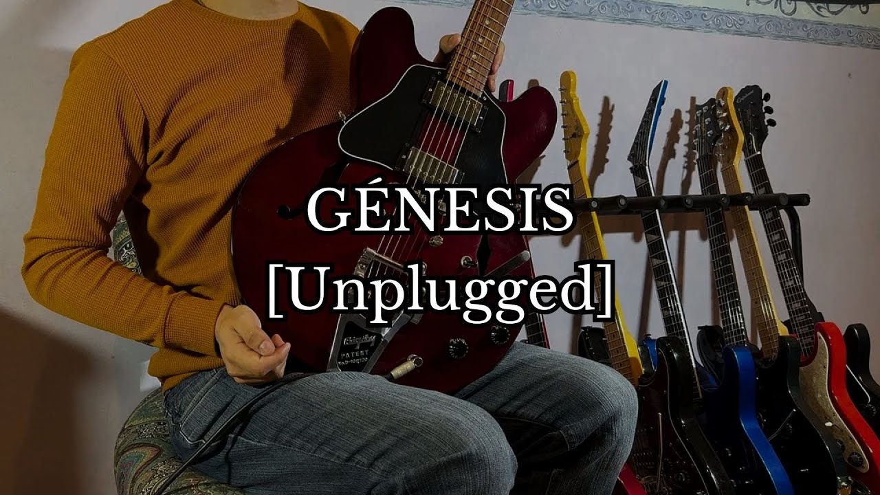 Genesis (Cover Guitarra) Soda stereo [MTV Unplugged] 1996 + Solo | Gibson ES 335 Studio