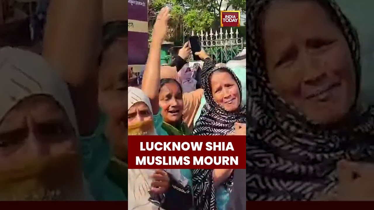 Lucknow Shia Community Put Up Posters, Black Flags Outside Houses | Khamenei's Death #iranisraelwar