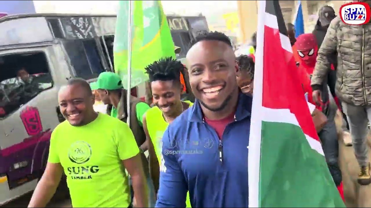 SAMIDOH, OMANYALA, AZZIAD || CELEBRITIES WALKING WITH ERIC FROM NAIROBI TO BUSIA