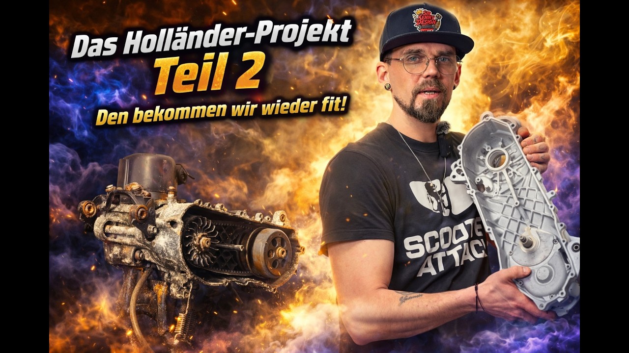 💥🔱 Holländer Projekt |MBK Booster Teil 2| - Der neue Motor @sirkenny1 Sahneschnitte 💖