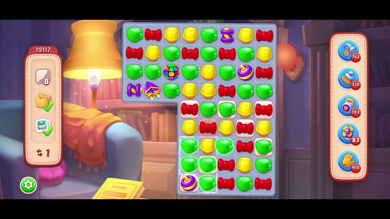 Homescapes Level 19117  -- No cheats