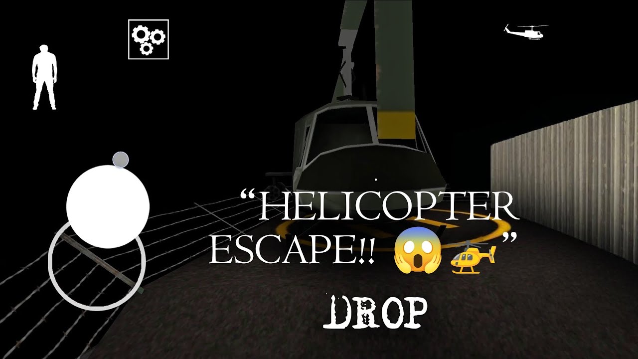 Escape in Helicopter! Granny Chapter 2 Gameplay – Thrilling Helicopter Escape!