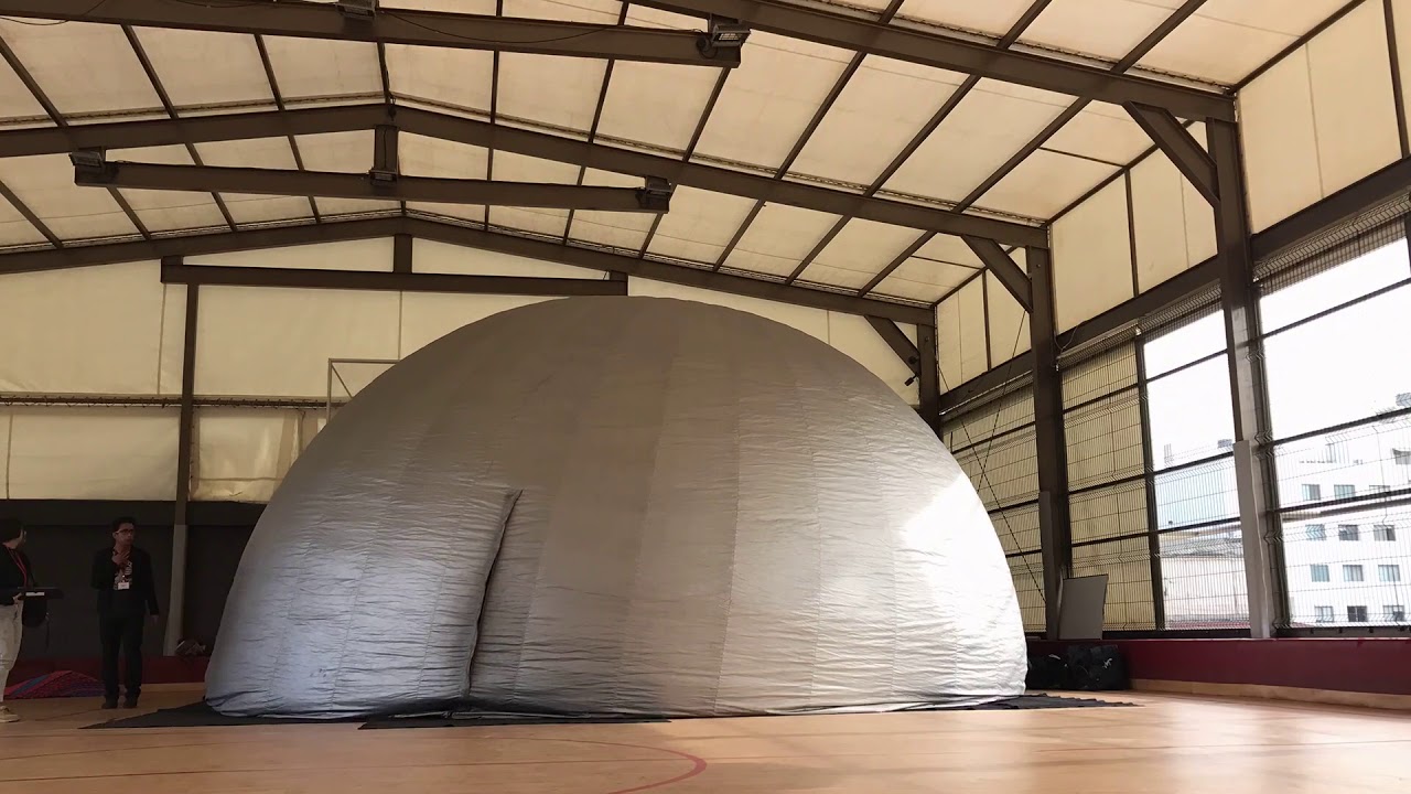 Large portable planetarium for education and entertainment -  inflatable fabric structure