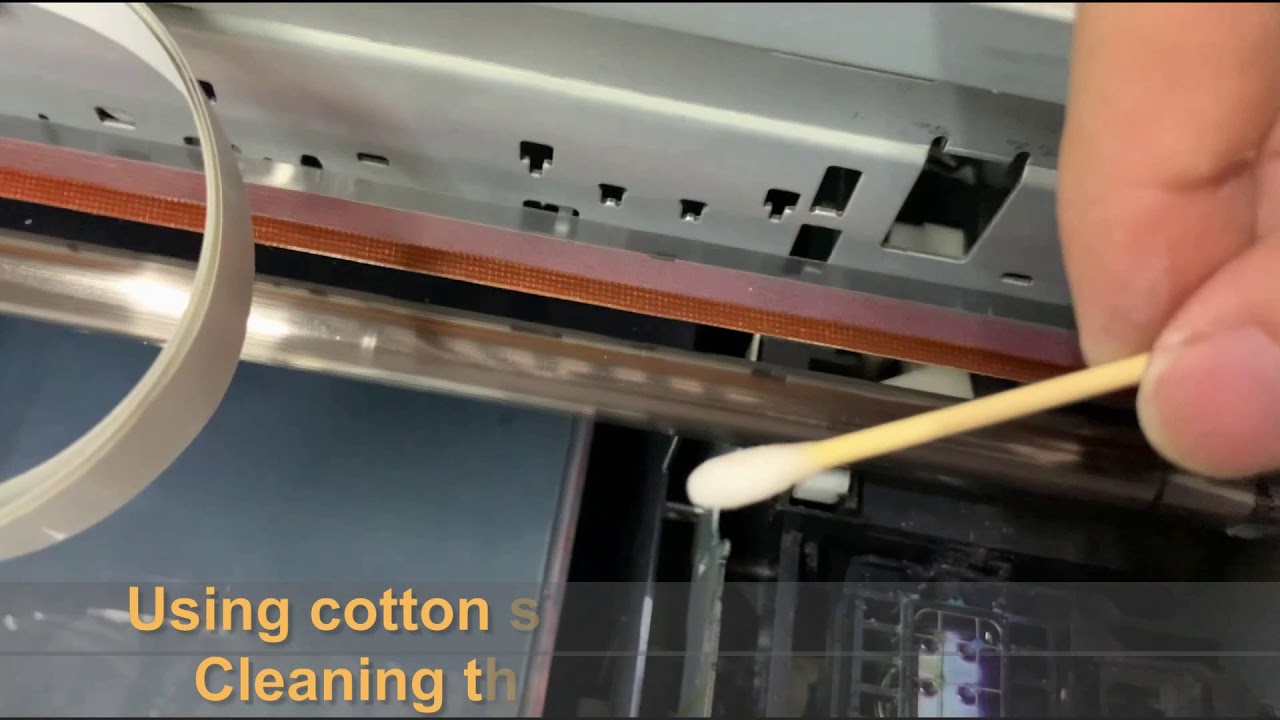 UV printer maintenance