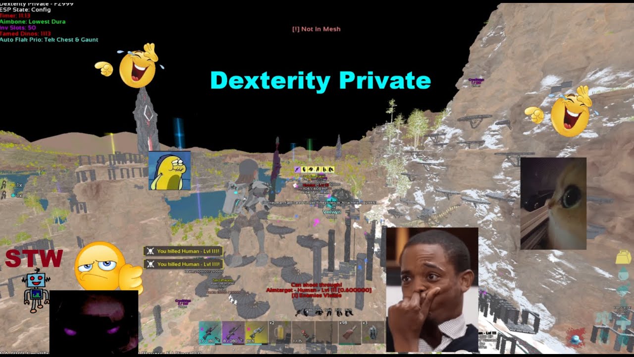 Meshing a Pack Cave & Bullying STW With Dex Private | Smalls Takeover Part 4