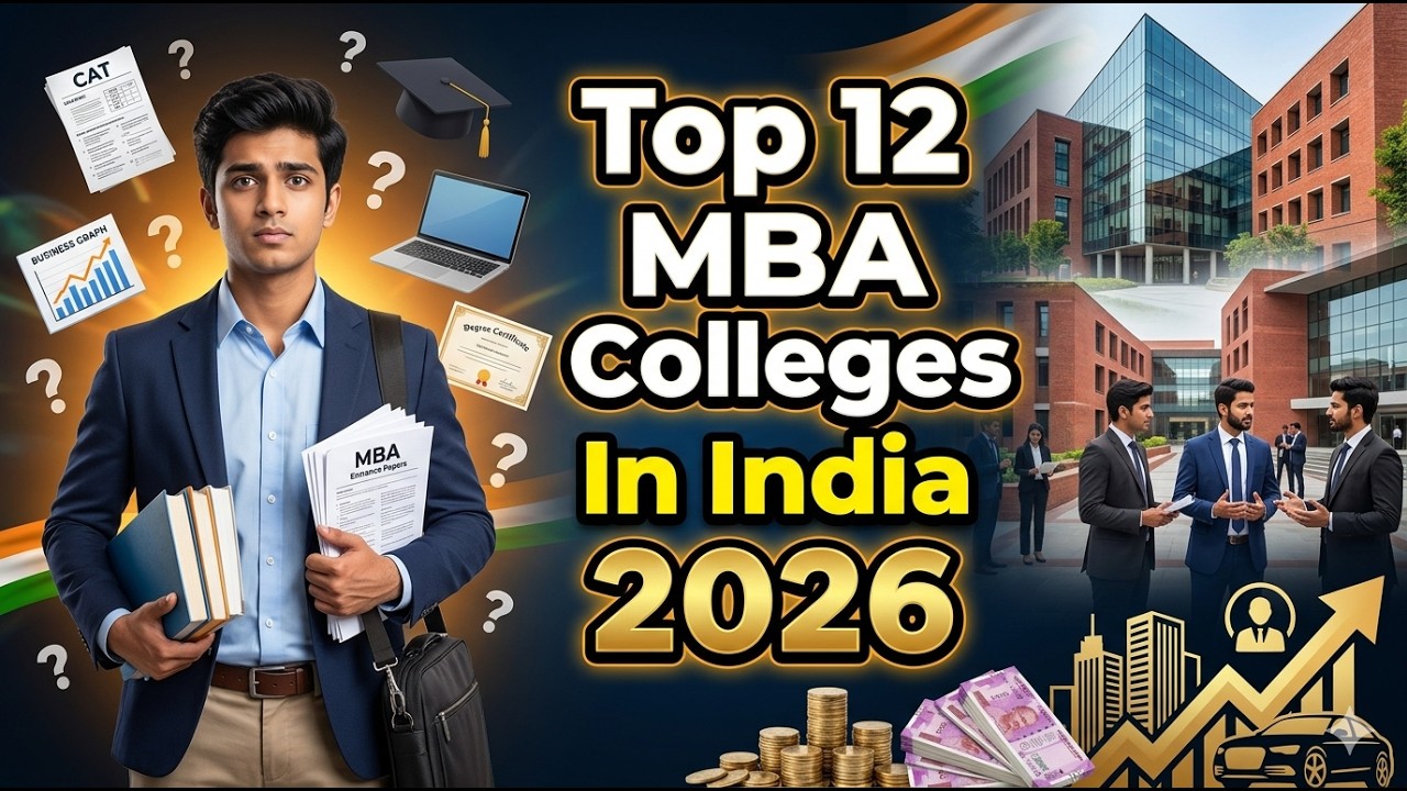 India Ke Top 12 MBA Colleges 2026 | Best MBA Colleges for Placement