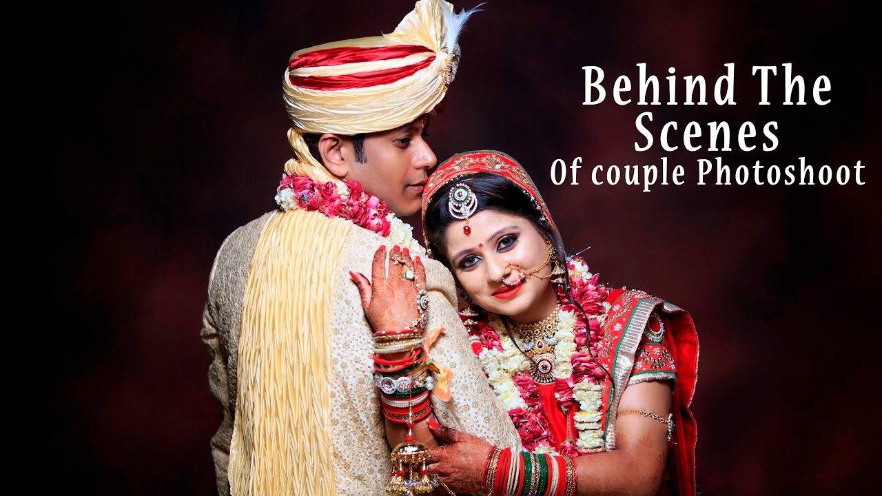 Behind the scenes of Bride-Groom Couple Photoshoot