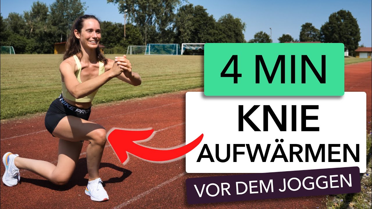 KNIE AUFWÄRMEN VOR DEM JOGGEN