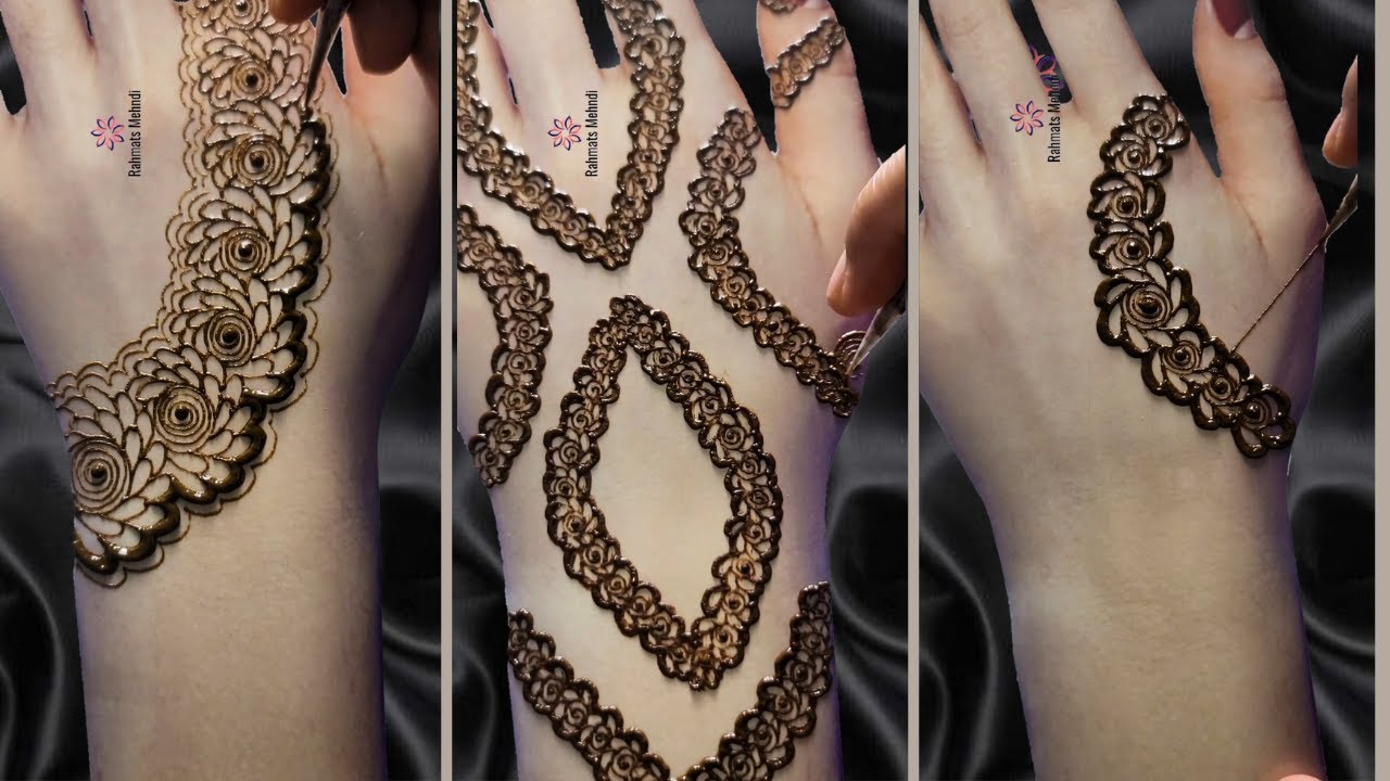 Top 3 stylish full hand mehndi design | easy & simple mehndi design | mehandi design | mehndi.