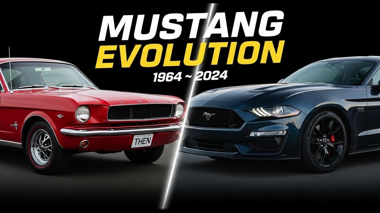 Ford Mustang Evolution: 60 Years of American Muscle (1964–2024)