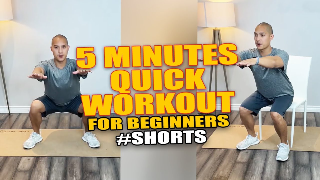 5 Minutes Quick Workout for Beginners
