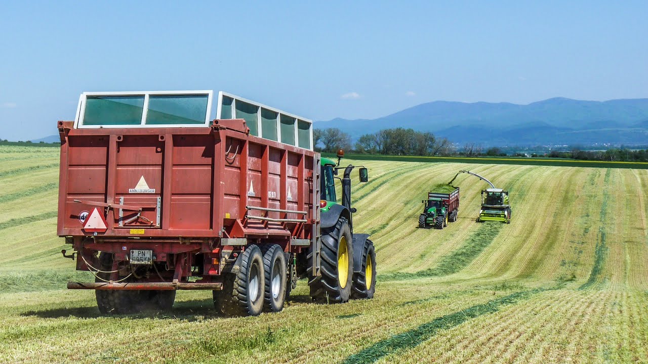 PVOD Kočín senáž raže a podmietka //2021// 7x John Deere /Claas Jaguar