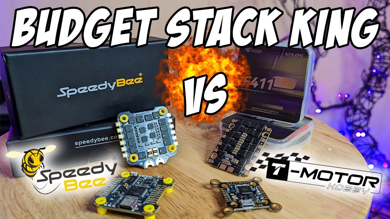 SpeedyBee F405 V3 vs. TMotor Velox F411 Lite // Who is the KING of budget FPV drone stacks in 2022!?
