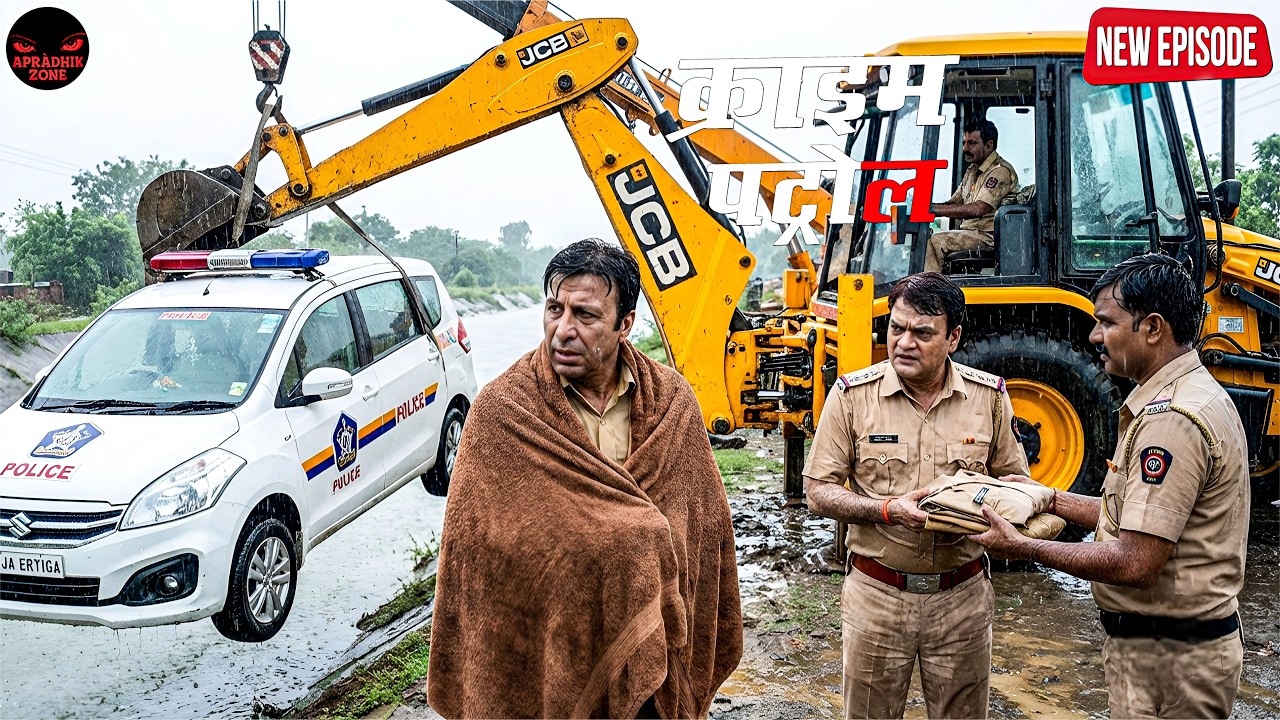 घटना या साजिश,पुलिस की गाड़ी नहर में मिली