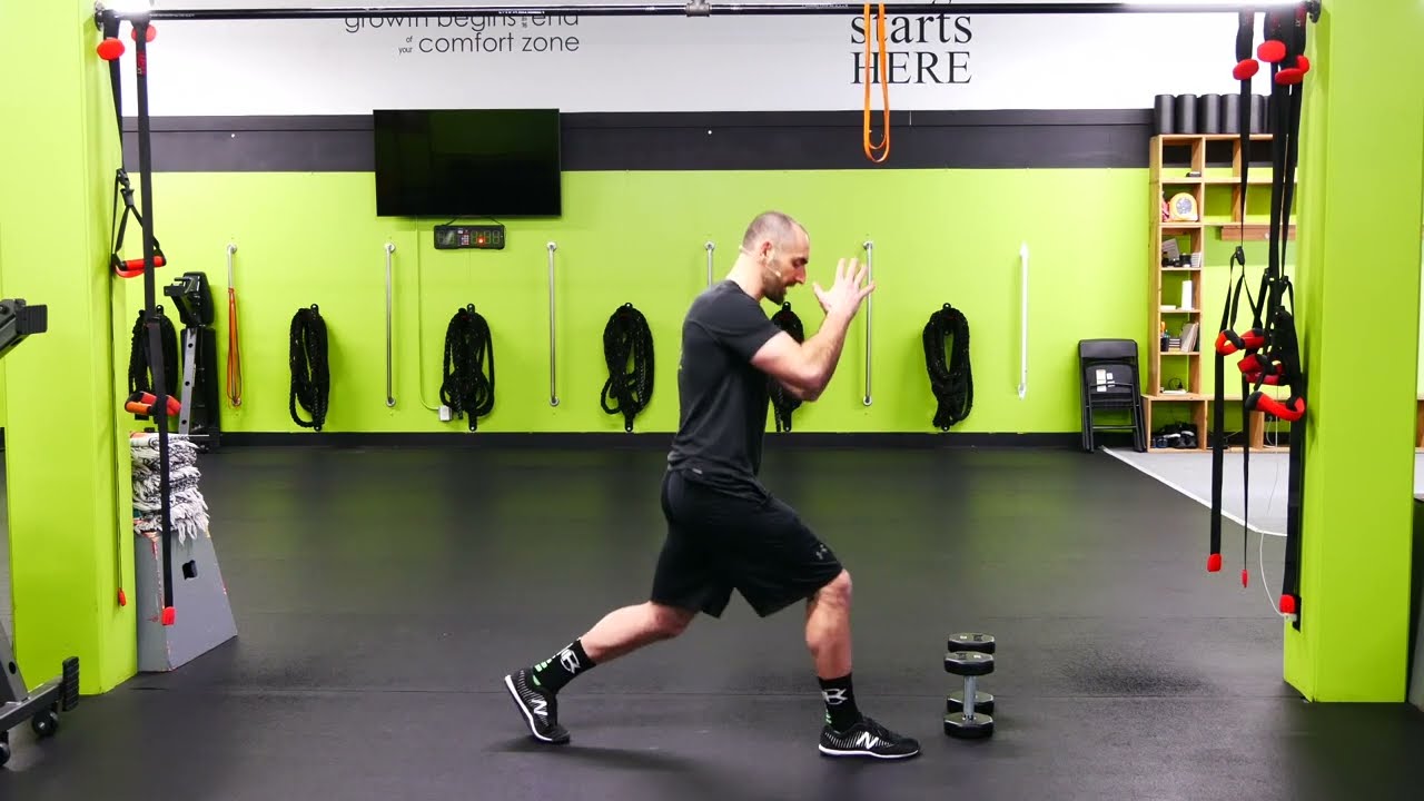 Personal Training Boise I Split Squat Demonstration I Kvell Fitness and Nutrition