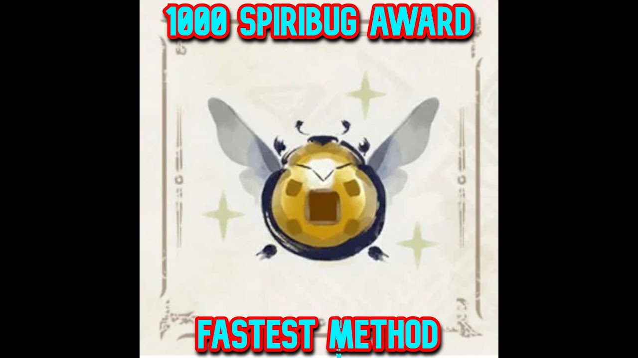 How to Get the Golden Spiribug Plate (1000 Spiribug Award) - Fastest Method
