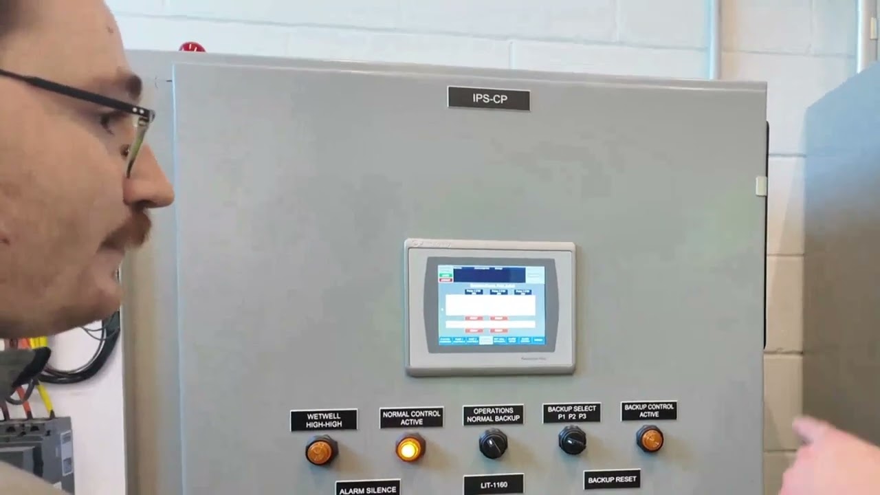 Influent Pumps Control Panel Part 1