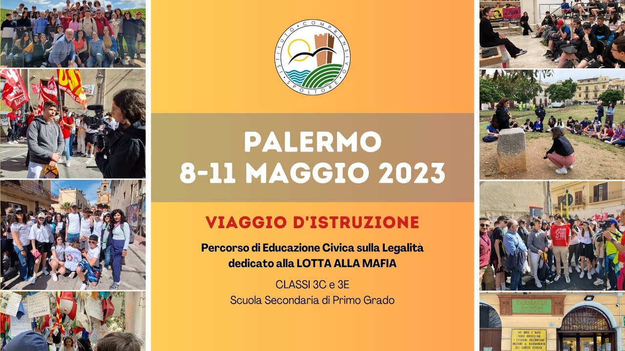 Palermo 8-11 maggio 2023: Educazione Civica sulla Legalità