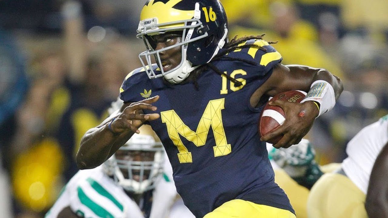 Denard Robinson's Comeback vs. Notre Dame UNDER THE LIGHTS!