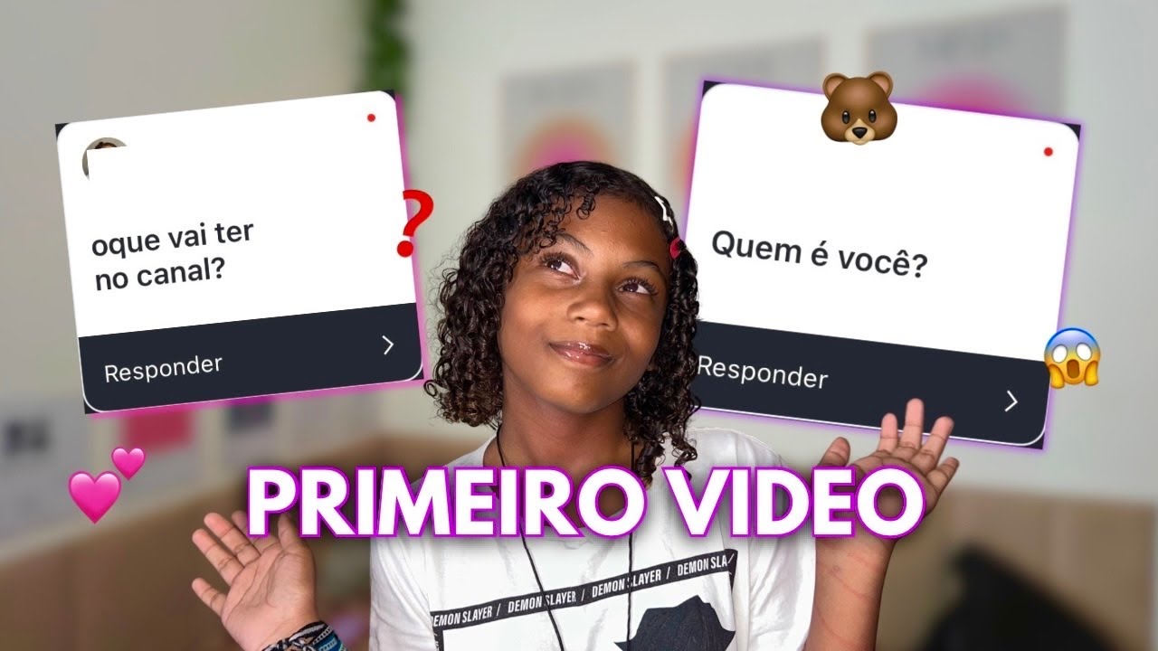 MEU PRIMEIRO VÍDEO NO CANAL! 😆💕 | Gabi Amaral