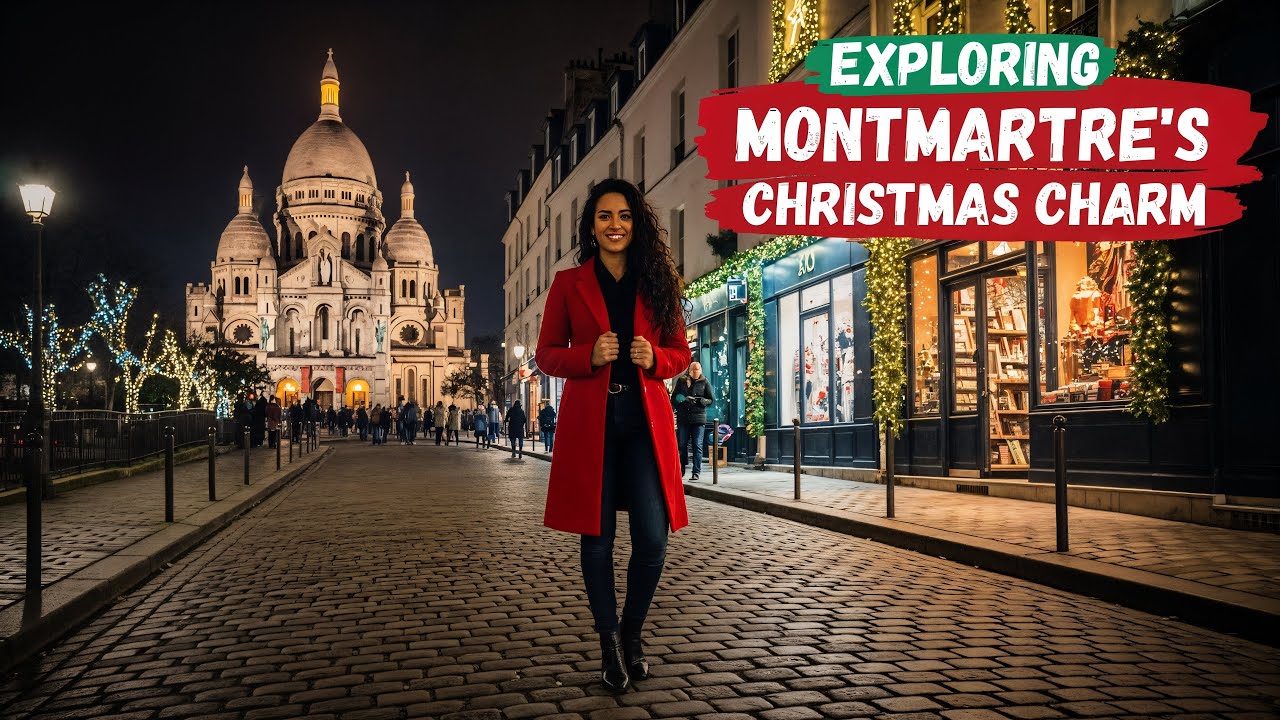 A Magical Christmas Vibes in Montmartre, Paris