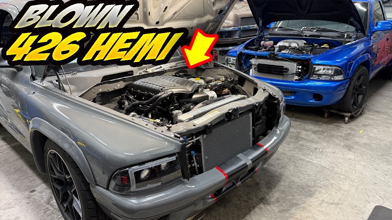 426 Supercharged HEMI Dodge Dakota Pickup Truck Gets Upgraded Parts!