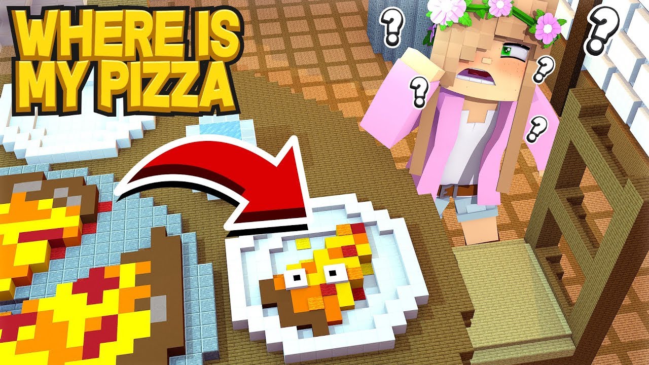 WHERE is my PIZZA?! | Minecraft Custom Hide and Seek Little Kelly