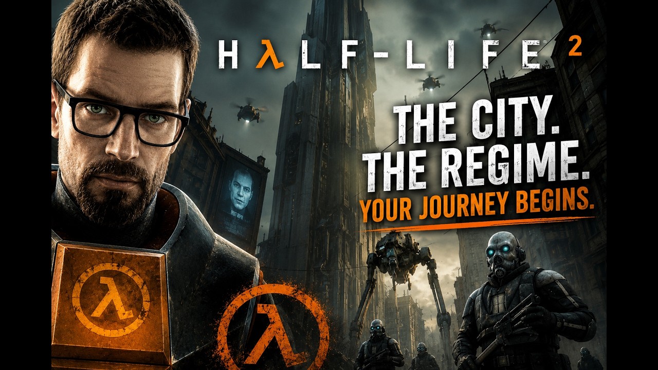 Half-Life 2 Hard Mode Walkthrough – City 17 to Eli’s Secret Lab | Intense Gameplay | Part-1