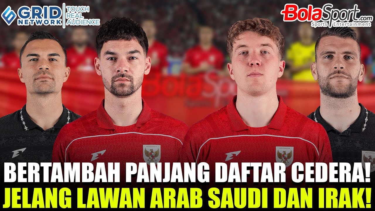 Kabar Buruk Timnas Indonesia Kembali Menambah Pemain Cedera