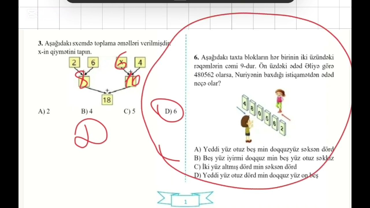 LİSEY qəbuluna düşə biləcək sual tiplərinin izahı (Like atmağı və abunə olmağı unutmayın ✨💖)