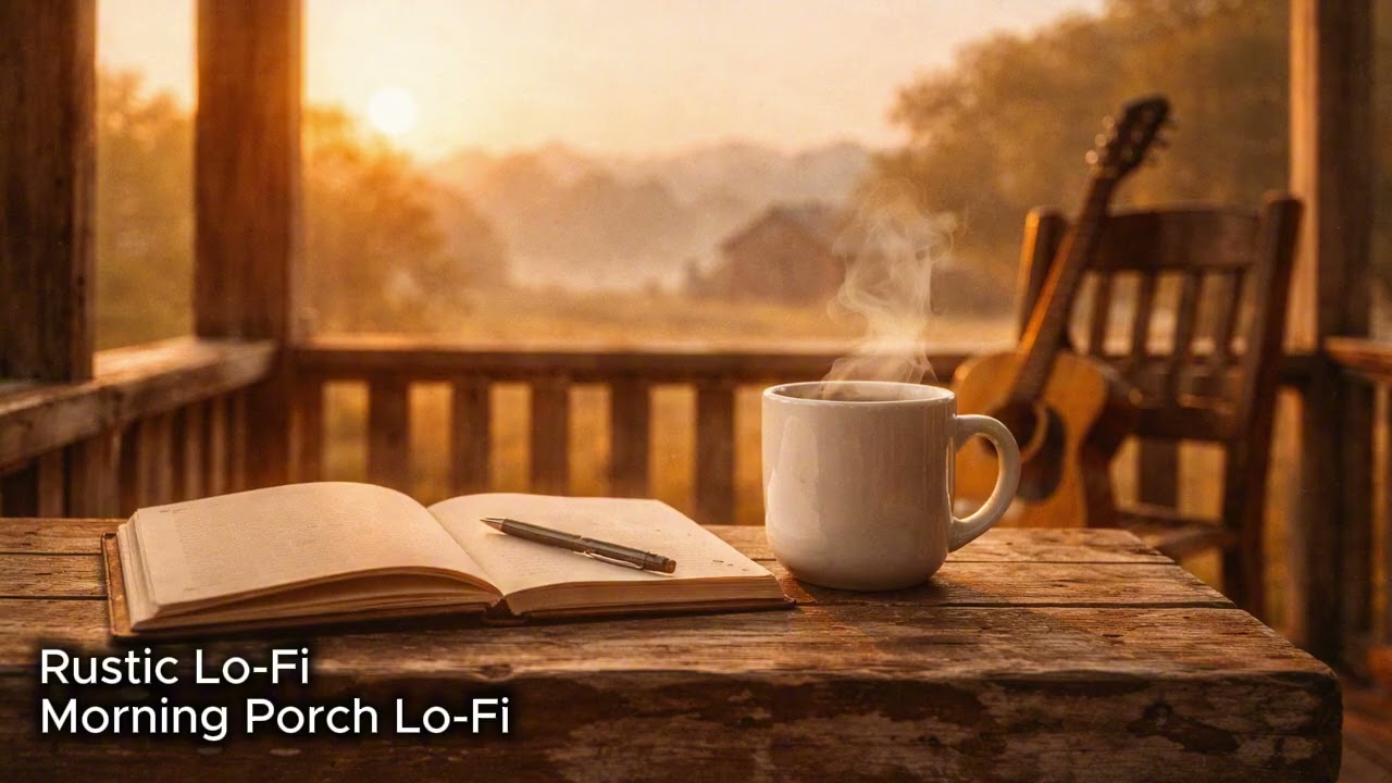 Slow Morning Writing on the Porch – Warm Rustic Lo-Fi ☀️ (1h 43m)