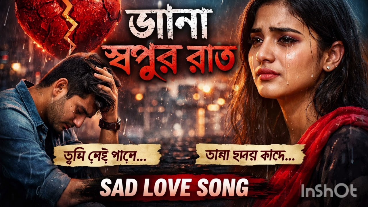ভাঙা স্বপ্নের রাত | Sad Bangla Emotional Song | Heart Broken Love Story 2026