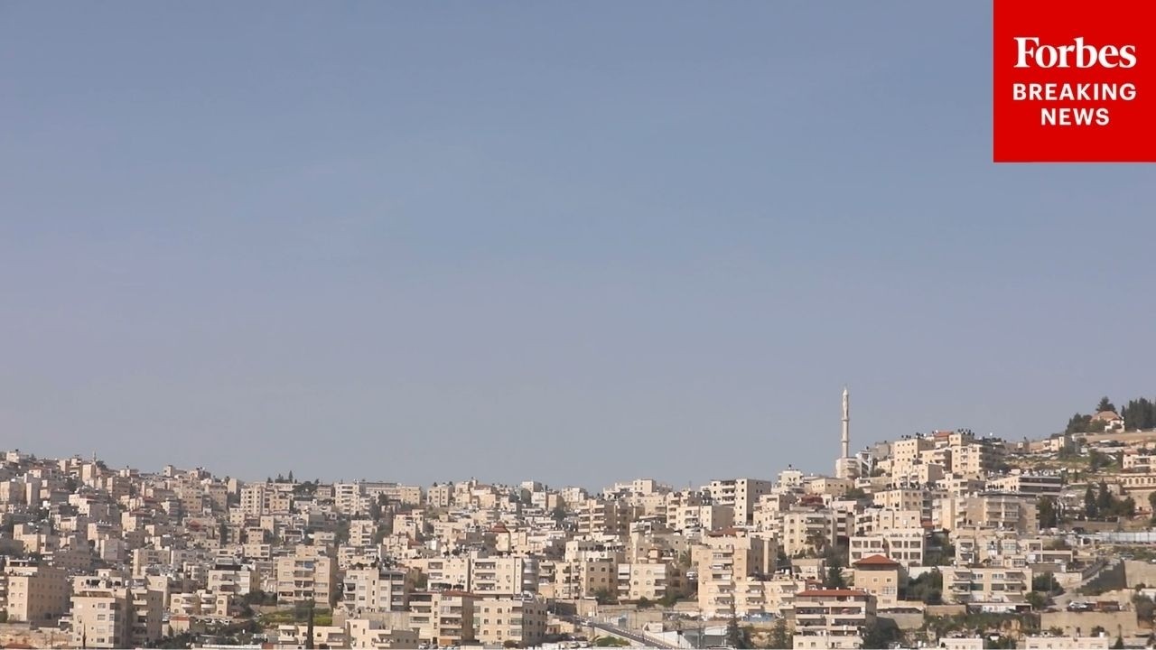 RAW FOOTAGE: Footage Shows Clear View Of Missiles Being Launched As Middle East Strikes Continue
