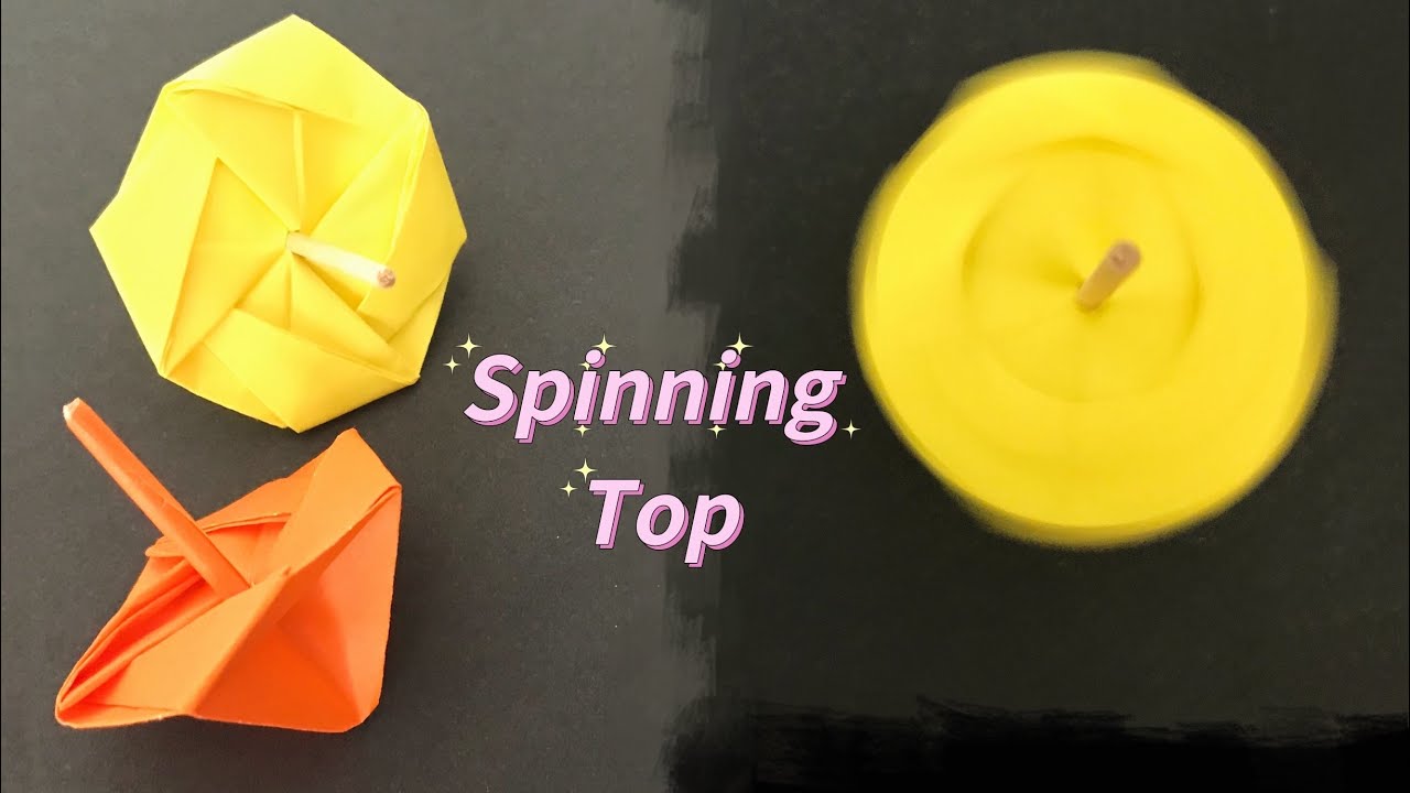 Spinning Top / Fun & Easy Origami /Paper Craft