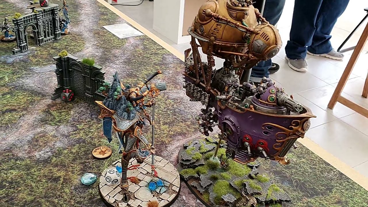 Kharadron Overlords VS Lumineth Realm Lords - Warhammer Age of Sigmar 3.0 Battle Report