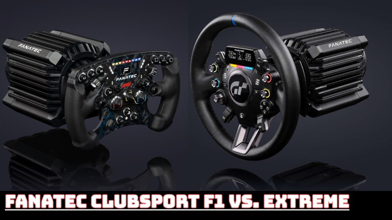 Fanatec Gran Turismo DD Extreme vs. ClubSport Racing Wheel F1 Bundle - Welche Zielgruppe?