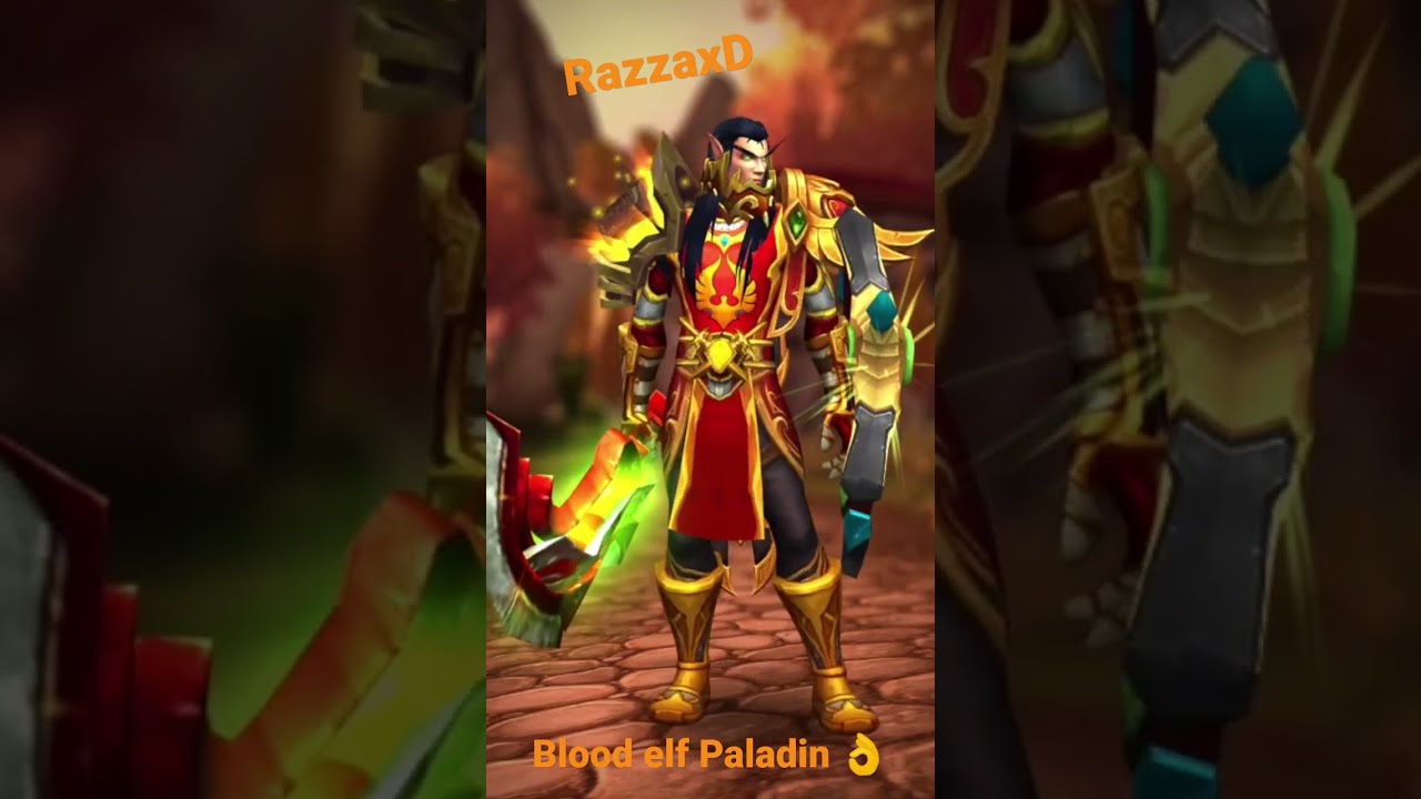 Who else has a Blood Elf Paladin!? #worldofwarcraft  #dragonflight #transmog #bloodelf