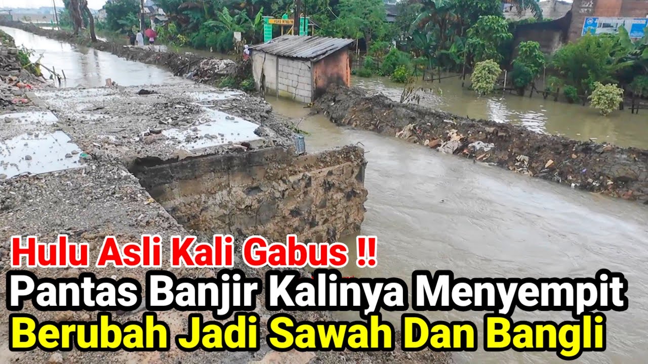 Hulu Asli Kali Gabus‼️Pantas Banjir Kalinya Menyempit Dan Banyak Banglinya