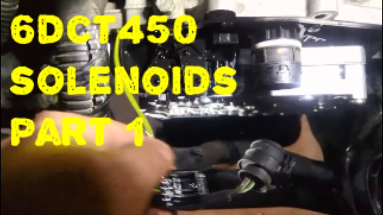 Снятие соленоида DCT Powershift Ford 6DCT450 P1of3 Getrag MPS6 MPS6 W6DGA SST Ремонт трансмиссии