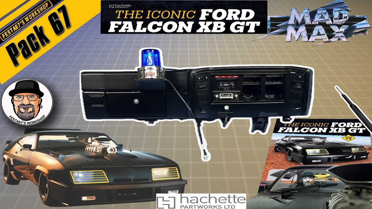 Соберите культовый Ford Falcon XB GT (машина из фильма «Безумный Макс») - Hachette - Масштаб 1:8 ...