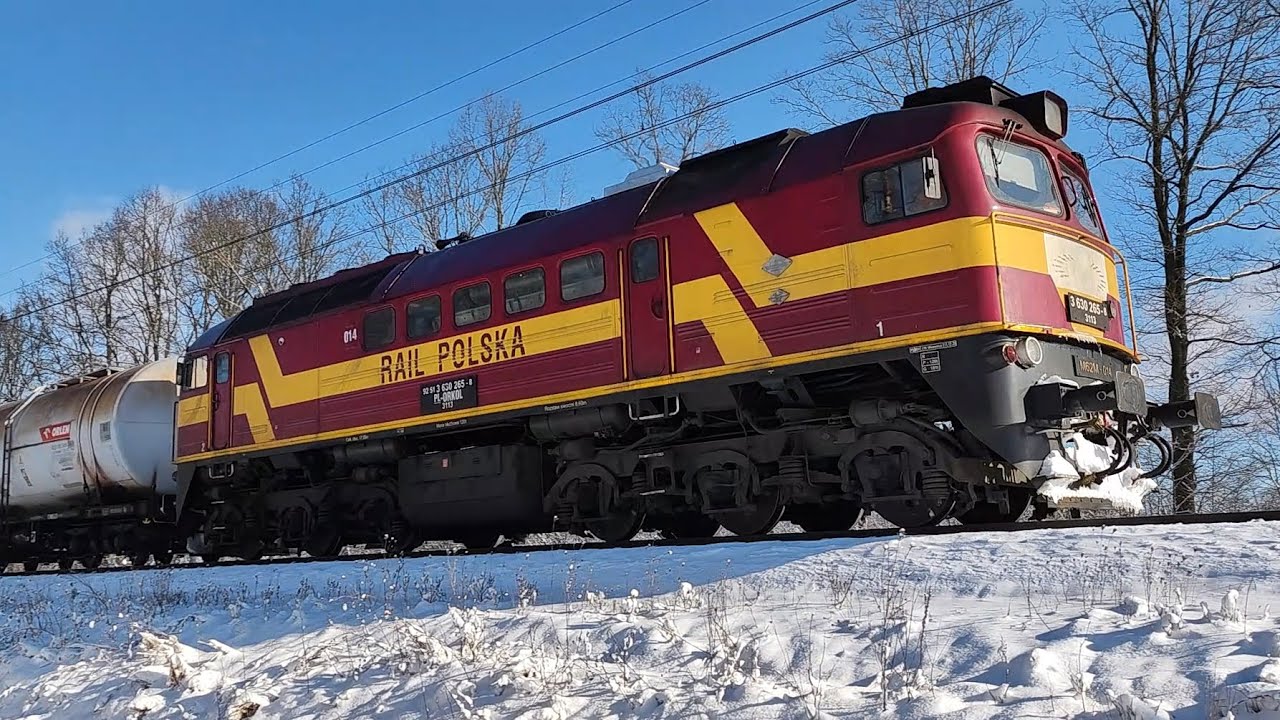 Lokomotywa M62 Gagarin Rail Polska i cysterny - Gostynin - Sierak&oacute;wek - LK 33