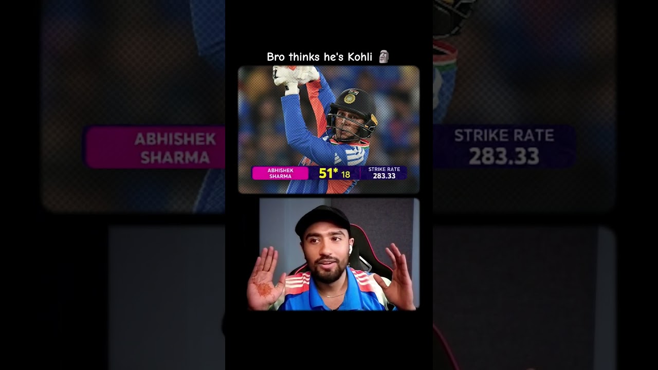 He's back 🥵 Abhishek Sharma 51 runs.. IND vs NZ T20 World Cup Final 2026 🔥 #shorts