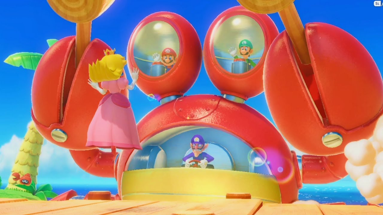 Super Mario Party -  Waluigi vs Mario vs Luigi vs Peach (Master COM)| EzMario