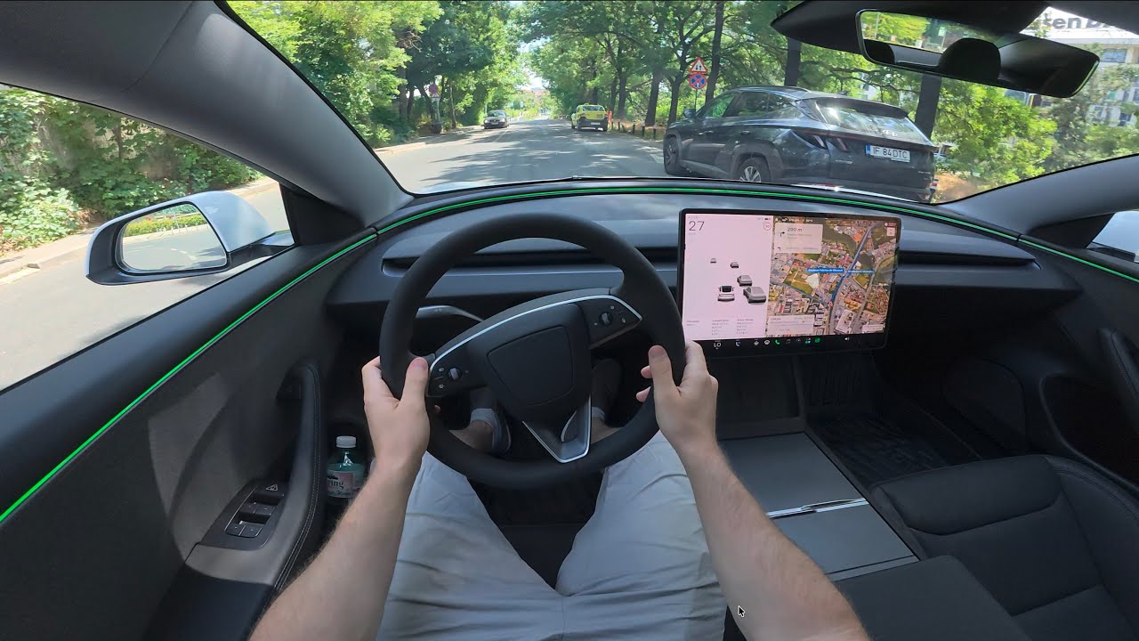 Driving Tesla Model 3 LR RWD 2026 - No Comment!