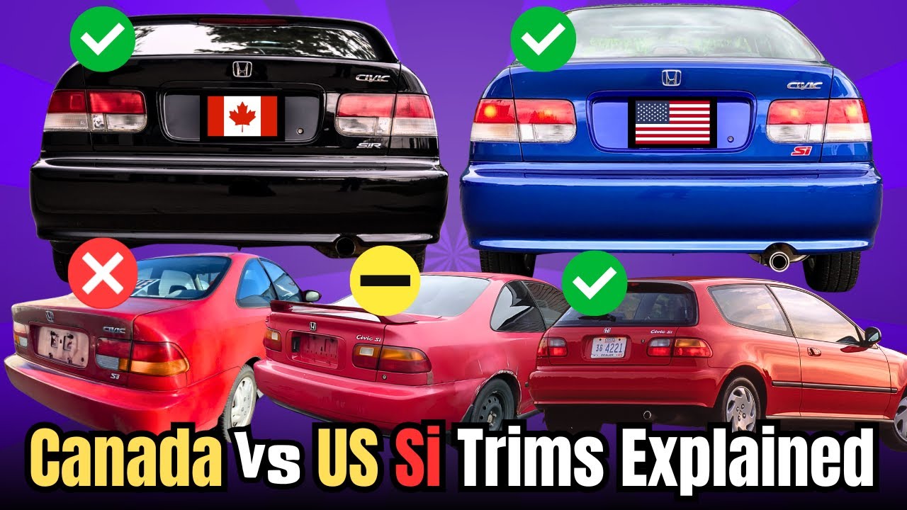 The Strange Canadian Market Honda Civic Trim Differences Explained